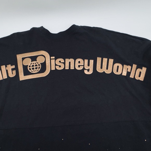 DISNEY PARKS Authentic Belle of the Ball Bronze Puff Logo Spirit Jersey Sz XXL - Picture 11 of 14